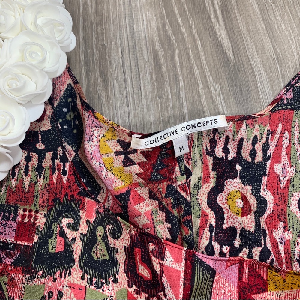 Collective Concepts women’s pattern print romper - Picture 3 of 6